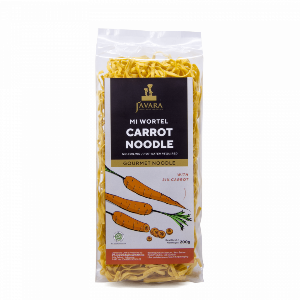 Javara Carrot Noodle - Mi Wortel 200g